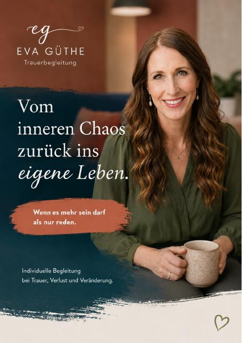 Broschüre „Vom inneren Chaos zurück ins eigene Leben“ – individuelle Trauerbegleitung von Eva Güthe